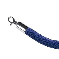 Pletené lano pro zahrazovací sloupek, 2 m, tmavě modrá
